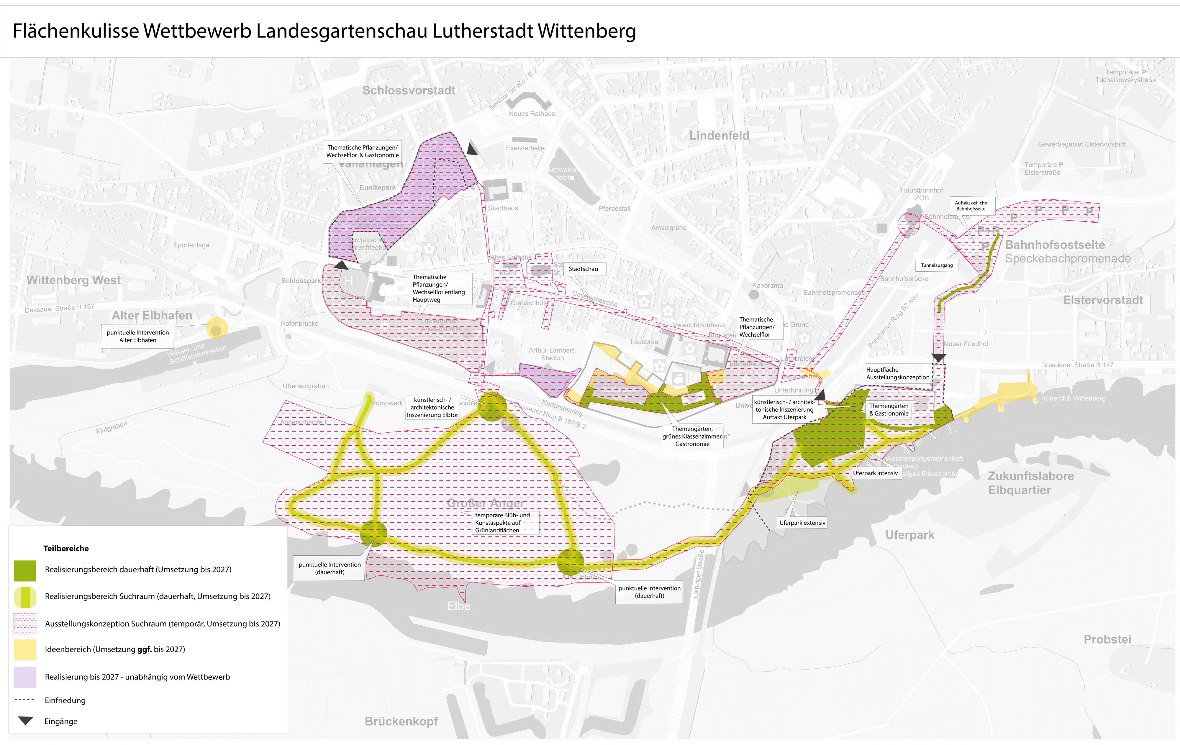 Flächenkulisse Übersichtsplan Wettbewerbsgebiet
